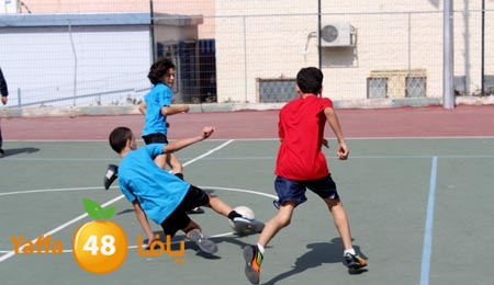 مدرسة الراشدية في اللد تنظم دوري التسامح والاحترام لكرة القدم 